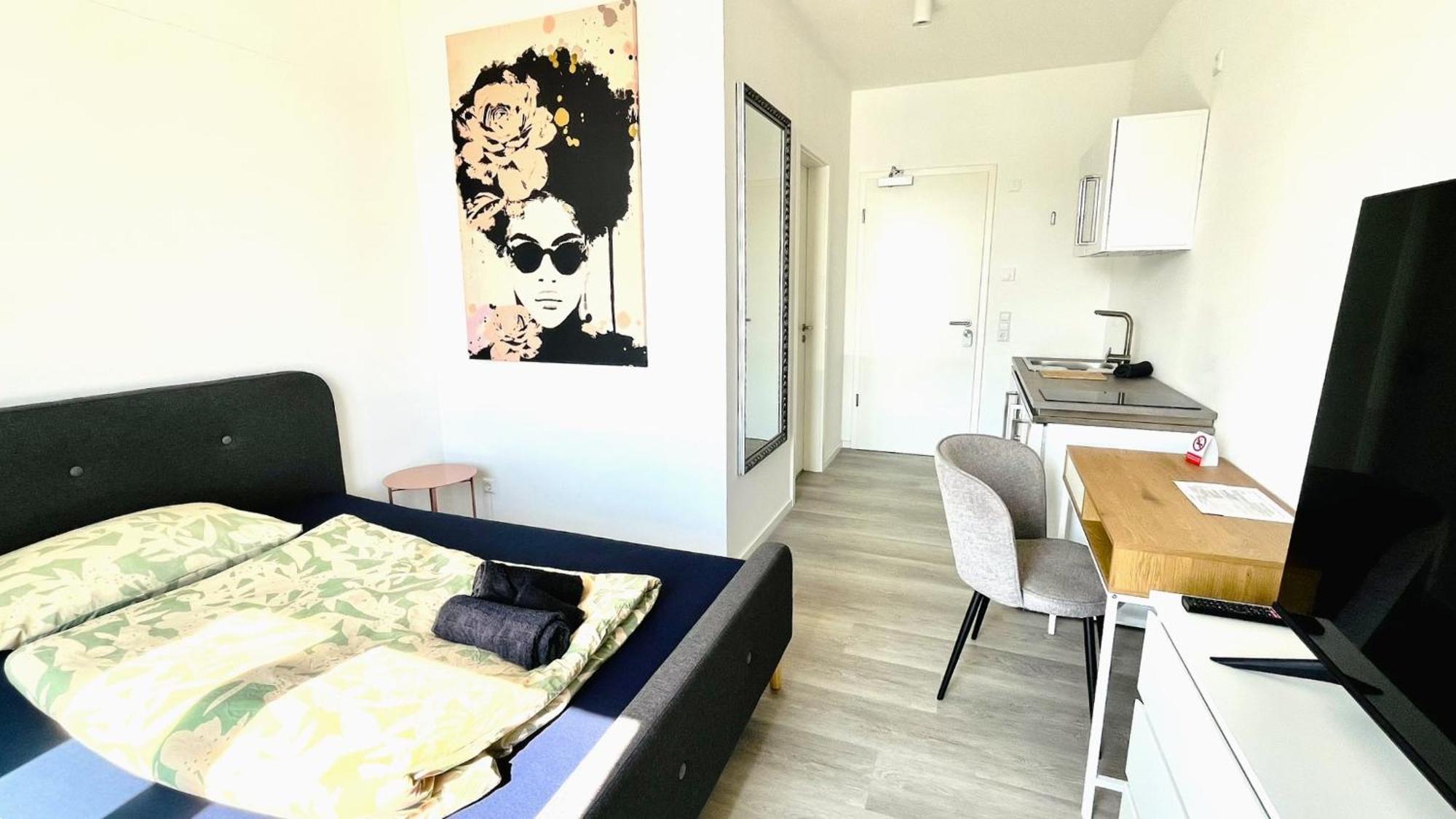 Livingboxx Karlsruhe - Messe I Neuwertige Apartments Mit Kueche Rheinstetten Extérieur photo