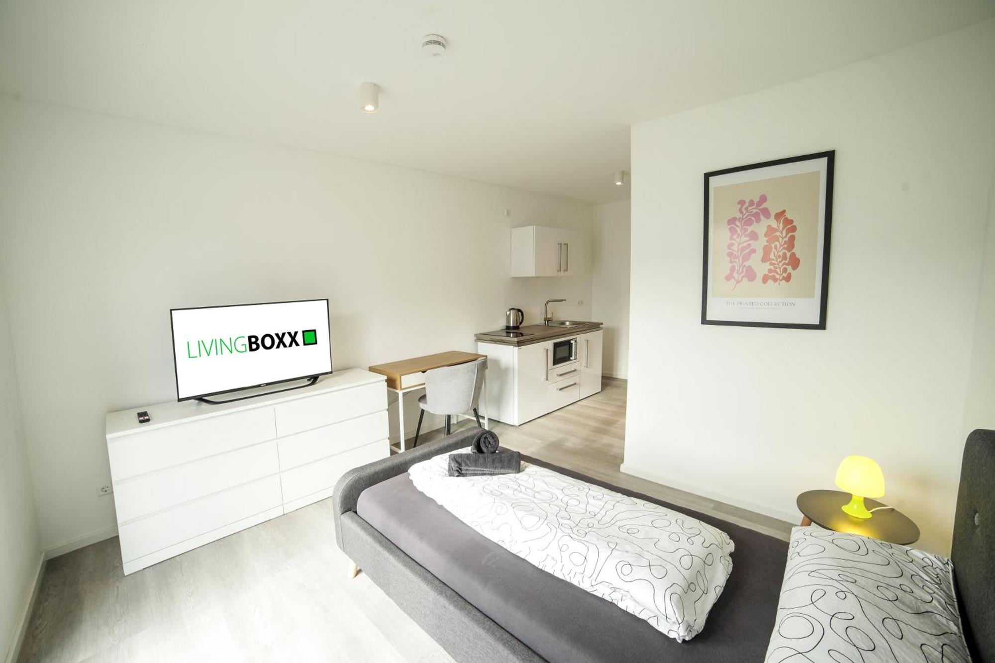 Livingboxx Karlsruhe - Messe I Neuwertige Apartments Mit Kueche Rheinstetten Extérieur photo